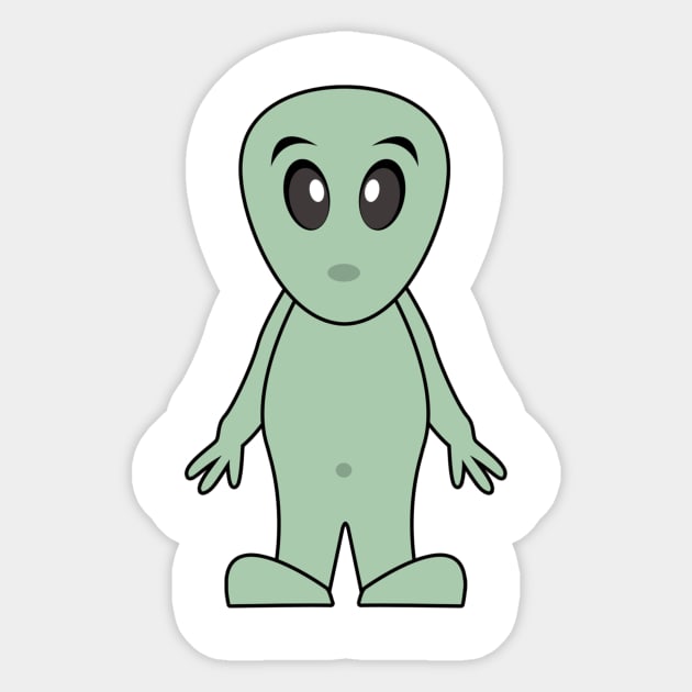 My Alien friends Sticker by Manafff